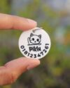 Customizable Cat name tag with belt - Thumbnail Image 5