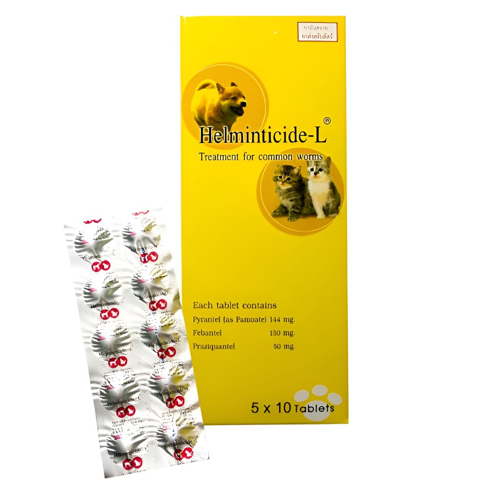 Helminticide-L Deworming Tablet for Pets & Cats