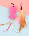 Teaser Cat Toy-feather and fish