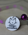Cat name tag with belt - Thumbnail Image 3